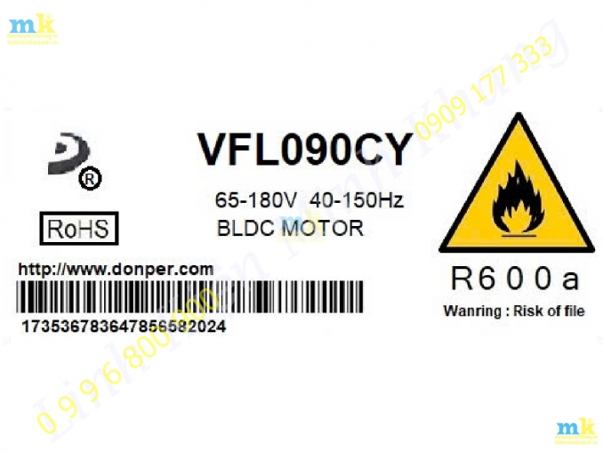 ( SP1707 ) Block Inverter Dùng Cho Mã VFL090CY - VFL090CY1